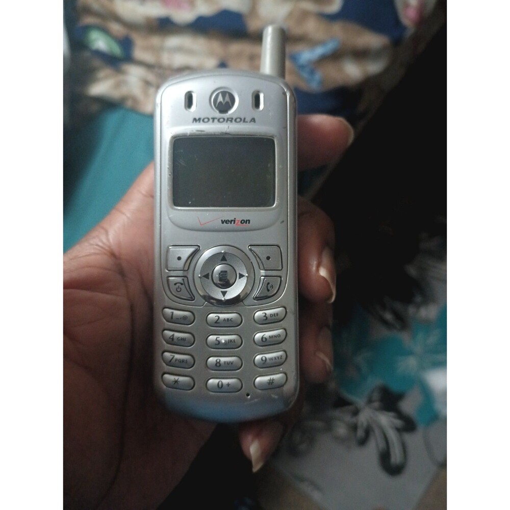 Motorola C Series C333c - Gray and Silver ( Verizon ) Very Rare Cellular Phone